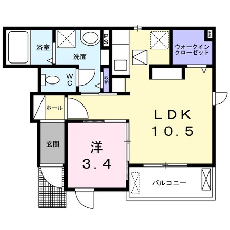 キー　コートの物件間取画像